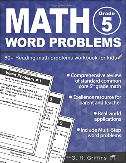 Math Word Problems for Grade 5: 80+ Reading math problems workbook for ...