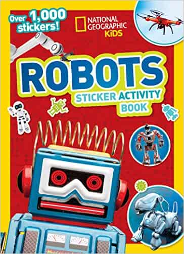 National Geographic Kids Robots Sticker Activity Book - 9781426331800
